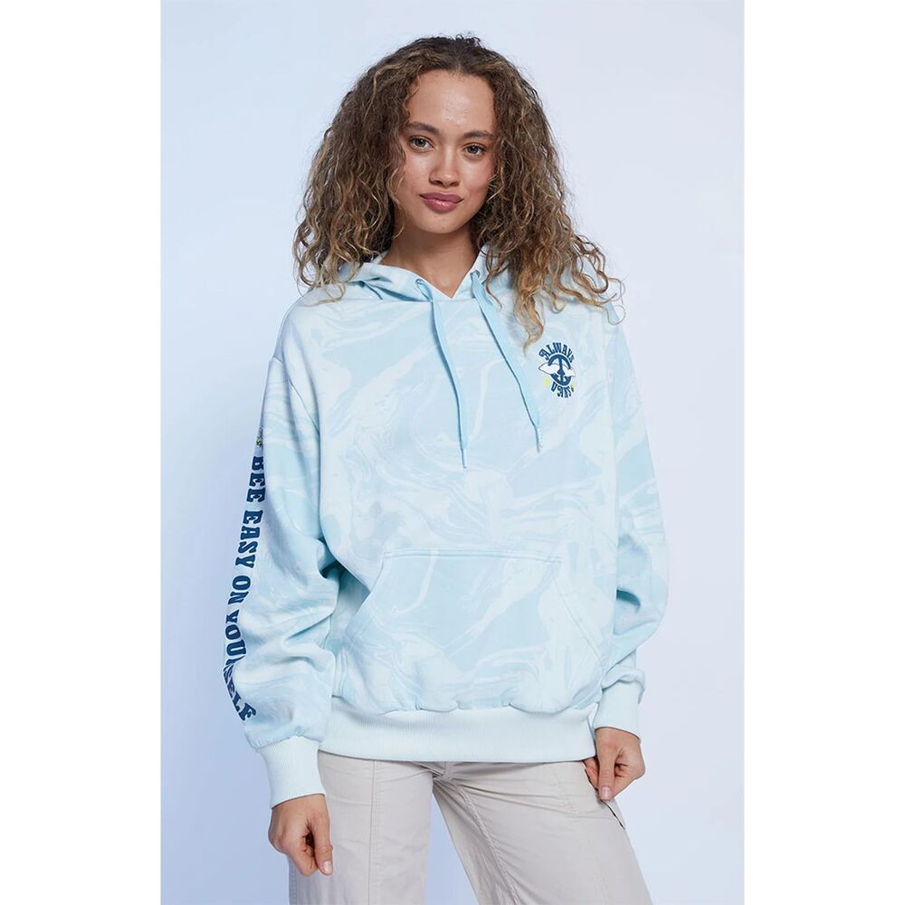 Vans Blue and White Oversized Hoodie XL